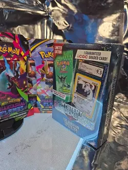 Pokemon: Limited Edition Mystery Gems Box & 5 PHANTASMAL FLAMES Boosters 61Cards - Image 4