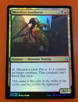 1x Merciless Javelineer | FOIL | Amonkhet | MTG Magic Cards - Image 1