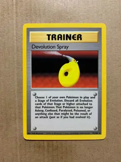 Devolution Spray 72/102 Base Set - Rare Pokemon Card - NM - Image 1
