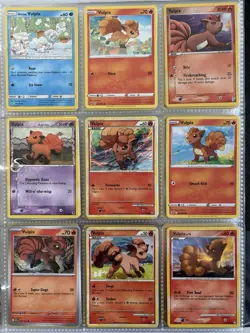 Pokemon Card Species Set Lot - 9x Unique Cards / Vulpix Family 4 - Image 1