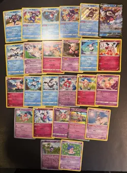 Pokemon Mr Mime, Mime Jr, Mr Rime V Card - 25 Cards Holo Lot Rare Shiny Vintage - Image 1
