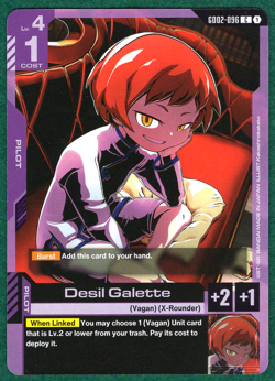 Desil Galette - Dual Impact GD02-096 - Gundam Card Game TCG Card - Image 1