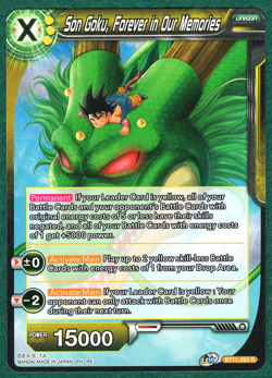 Son Goku, Forever in Our Memories - Vermilion Bloodline DBS-B11-093 TCG Card - Image 1