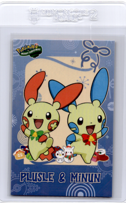 Minun Plusle Peruvian christmas pokemon card - Image 1