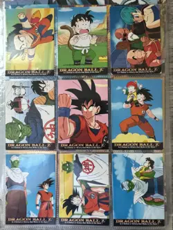 1999 Dragon Ball Z Card Lot Artbox Hero Collection Super Saiyan Goku Gold Foils - Image 3