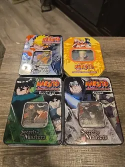 naruto card game Lot Of 4 3 Are Unopened One Is Opened All For One Money - Image 1