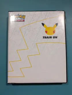 Pokemon Jumbo Card Lot (7 Cards Plus Binder) Lucario, Dark Sylveon, Pikachu - Image 1