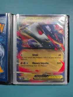 Pokemon Jumbo Card Lot (7 Cards Plus Binder) Lucario, Dark Sylveon, Pikachu - Image 4