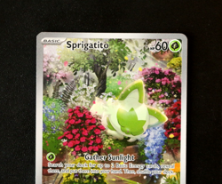 Pokemon Card TCG - Sprigatito 196/193 - Paldea Evolved - Illustration Rare - NM⭐ - Image 2