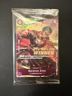 One Piece Card Winner Super Pre Release Luffy P-036, Zoro P-045 - Image 4