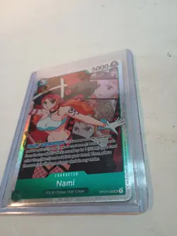 (1) PO One Piece Nami NM OP02-036 Paramount War Foil *ENGLISH*. Great Card. - Image 2