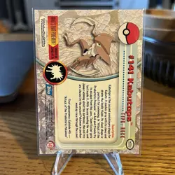 1999 Topps Pokemon Card TV Animation Edition Non Holo #141 Kabutops Blue Label - Image 2