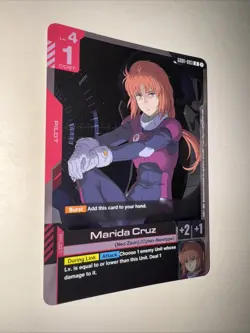 Gundam TCG Card Game GD01-093 Marisa Cruz English Foil CCG - Image 2