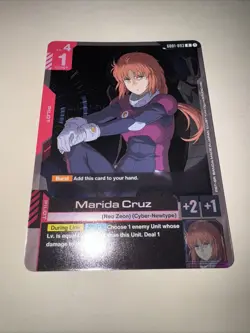 Gundam TCG Card Game GD01-093 Marisa Cruz English Foil CCG - Image 4