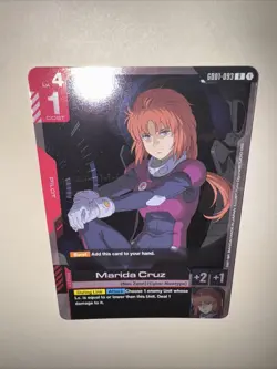 Gundam TCG Card Game GD01-093 Marisa Cruz English Foil CCG - Image 5
