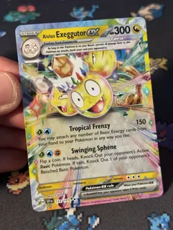 Pokemon Cards Alolan Exeggutor ex 133/191 Ultra Rare Surging Sparks - (NM) - Image 2
