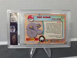 Arbok Foil #24 | 1999 Topps Pokemon TV Black Label | Vintage Card | PSA 8 MINT - Image 2