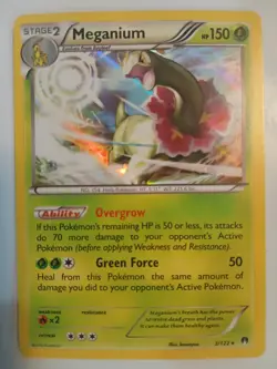 Pokemon TCG Meganium Holo Holo Rare Card Breakpoint 3/122 - Image 1