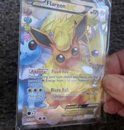 Flareon EX RC28/RC32 Generations, Radiant Collection 2016 Holo Pokemon Card - Image 2