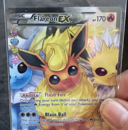 Flareon EX RC28/RC32 Generations, Radiant Collection 2016 Holo Pokemon Card - Image 4