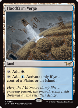 Floodfarm Verge #259 | NM Near Mint | DSK Duskmourn House of Horror Magic MTG - Image 1