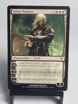 Magic The Gathering - Zendikar - Sorin Markov - MP - Image 1