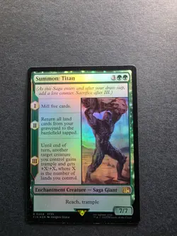 MTG: Summon: Titan - 0204 - Foil - R Final Fantasy - NM - Image 1