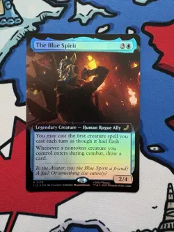 The Blue Spirit x1 Mtg Foil Extended Art Avatar: The Last Bender Eternal - Image 1