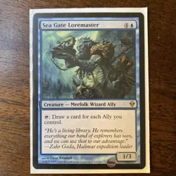Sea Gate Loremaster Zendikar Regular - Image 1