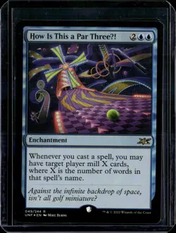 How Is THis A Par ThreeU! - 49 - Foil - UNF - NM - MTG Magic the Gathering - Image 1