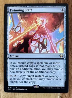 * Twinning Staff * MtG Commander 2020 C20 LP Rare - Image 1