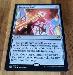 * Twinning Staff * MtG Commander 2020 C20 LP Rare - Image 2