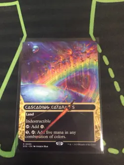 MTG Magic The Gathering Cascading Cataracts EOS 0005 Borderless Stellar Sights - Image 1