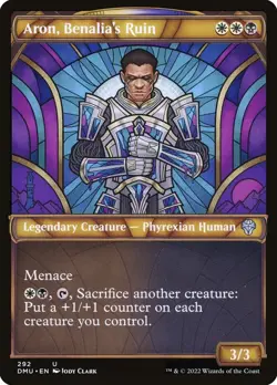 Aron, Benalia's Ruin (Showcase) - Dominaria United - MTG Rare English Non Foil - Image 1
