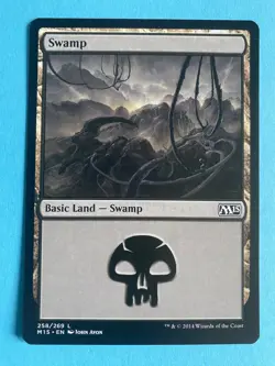6x Basic Land - Swamp - 258/269 - Magic 2015 - MTG - M15 - Image 1