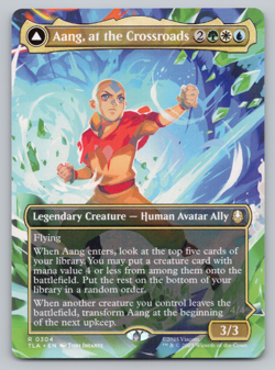Aang, at the Crossroads Borderless 304- MTG Avatar: The Last Airbender TLA - Image 1