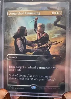 Anguished Unmaking (1800) (Rainbow Foil) Secret Lair MTG Foil Near Mint - Image 1