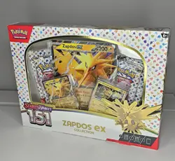 Pokemon TCG SV: Scarlet & Violet 151 Zapdos ex Collection Box | Sealed | 4 Packs - Image 1