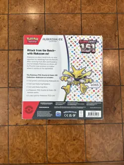 Pokemon TCG: Scarlet & Violet-151 Collection-Alakazam ex NEW SEALED - Image 2