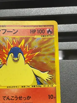 Typhlosion 017/P Starter Triple Get Campaign Lottery Japanese Pokemon Card - Image 3