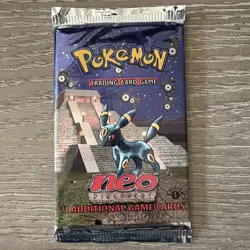 2001 Pokemon Foil Pack Neo Discovery 1st Edition Umbreon - Unweighted - Image 1