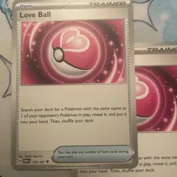 Love Ball 156/167 x4 - 4x Trainer Playset Pokemon S&V Twilight Masquerade - Image 2