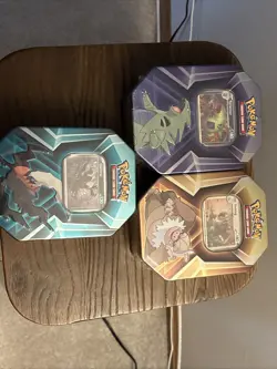 Pokemon Triple Whammy Tin 3-Pack - Tyranitar, Slaking, Darkrai - Sealed Lot New - Image 2