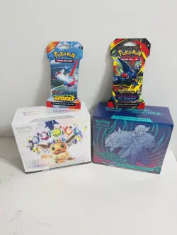 Lot of Pokemon TCG Prismatic Evolutions ETB Journey Together Surging Phantasmal - Image 2