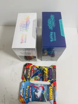 Lot of Pokemon TCG Prismatic Evolutions ETB Journey Together Surging Phantasmal - Image 3