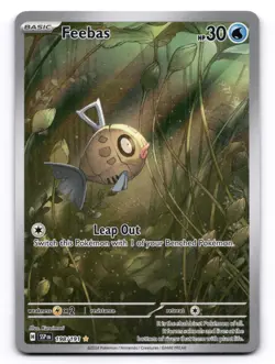 Feebas NM IR 198/191 Sv08: Surging Sparks Pokemon TCG Holo - Image 1