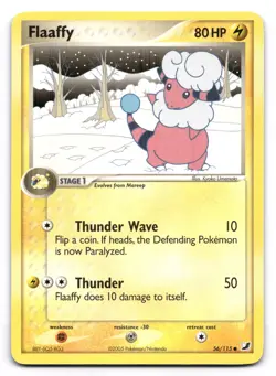 Flaaffy NM 56/115 Unseen Forces Pokemon TCG Regular - Image 1