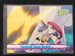 2000 Topps Pokemon The Movie 2000 Farewell Team Rocket. #55 5jq - Image 1
