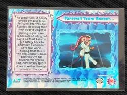 2000 Topps Pokemon The Movie 2000 Farewell Team Rocket. #55 5jq - Image 2