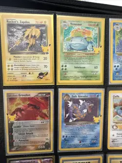 Pokemon Celebrations 25th Anniversary Holo Lot Blastoise Venasaur Zapdos Mew - Image 3